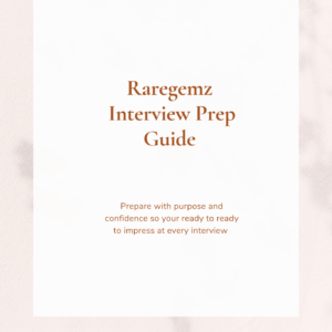 Raregemz Interview Prep Guide