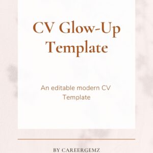 The Careergemz CV Glow-up Template